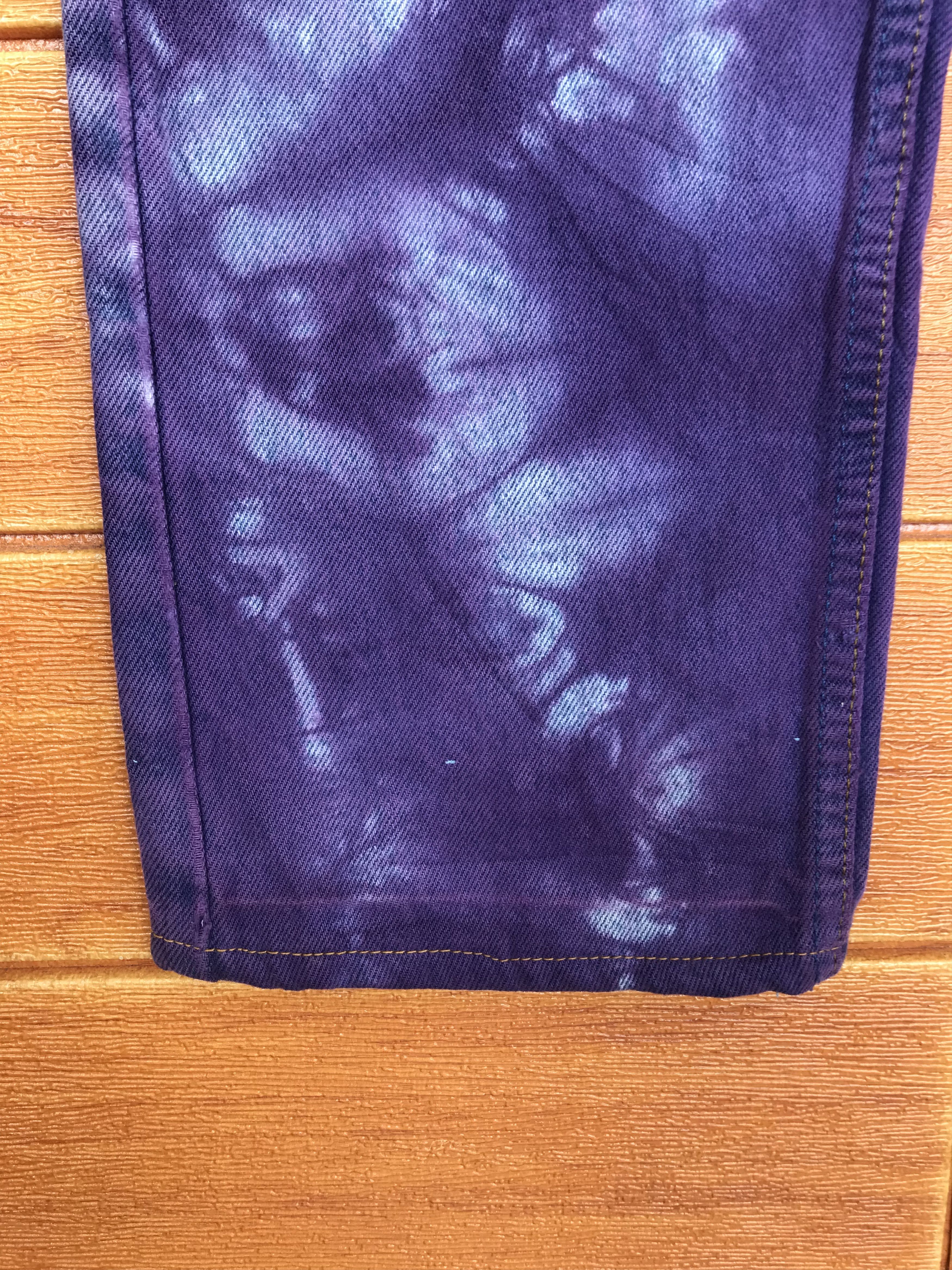 Levi's Vintage 80s Levis 501 Made In Usa Tie Dye Denim Jeans Size US 30 / EU 46 - 5 Thumbnail