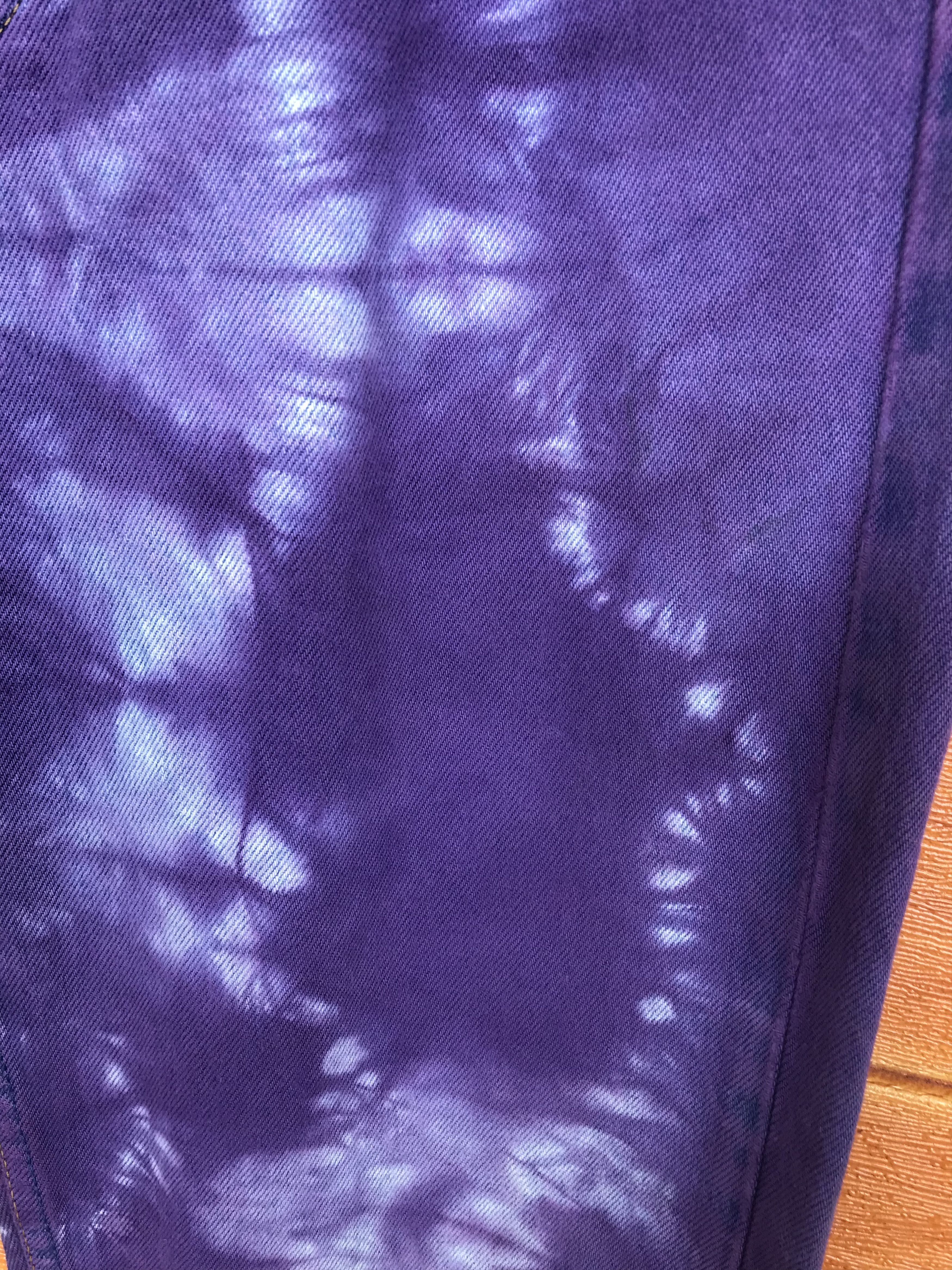 Levi's Vintage 80s Levis 501 Made In Usa Tie Dye Denim Jeans Size US 30 / EU 46 - 9 Thumbnail
