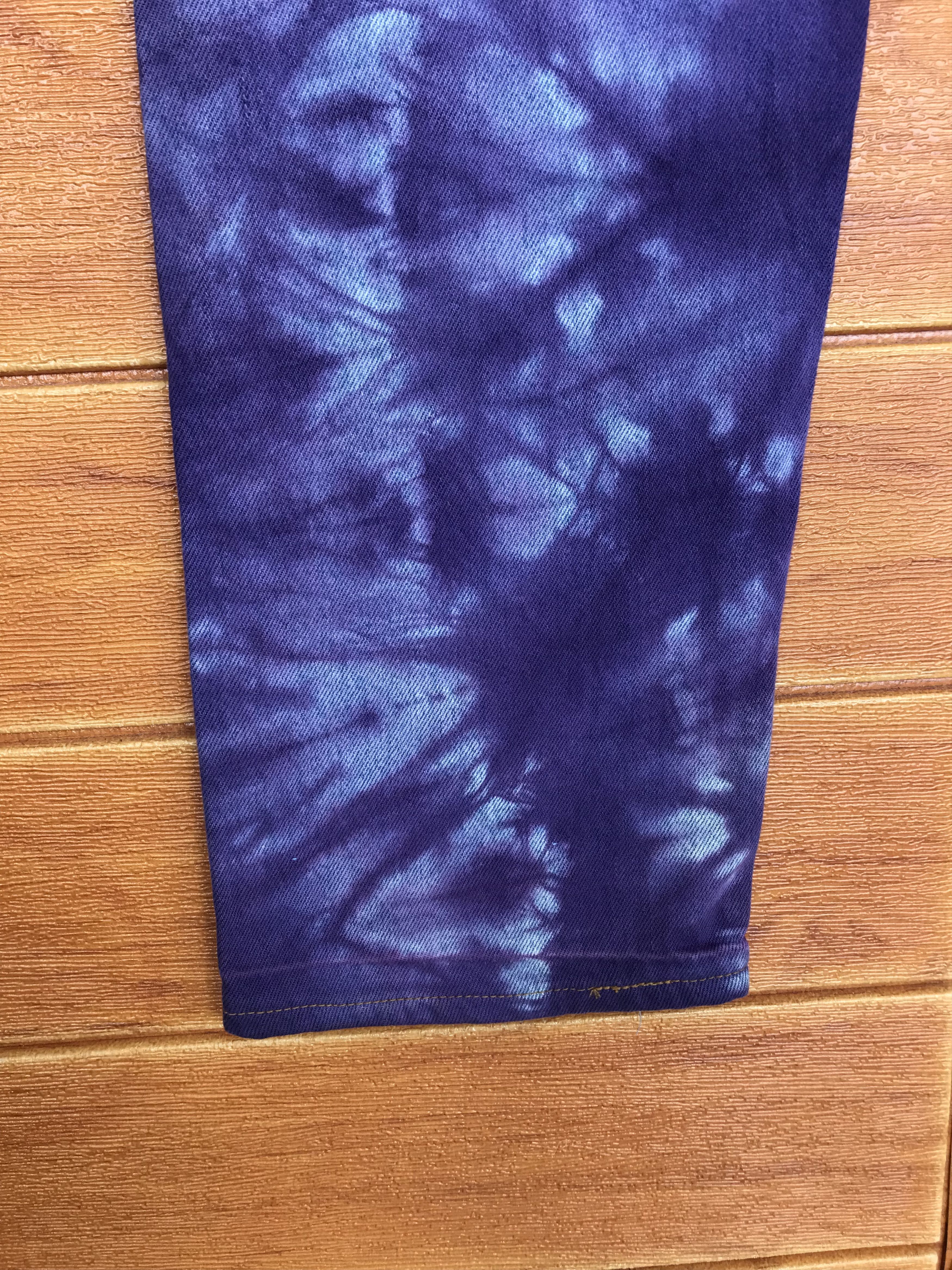 Levi's Vintage 80s Levis 501 Made In Usa Tie Dye Denim Jeans Size US 30 / EU 46 - 11 Thumbnail