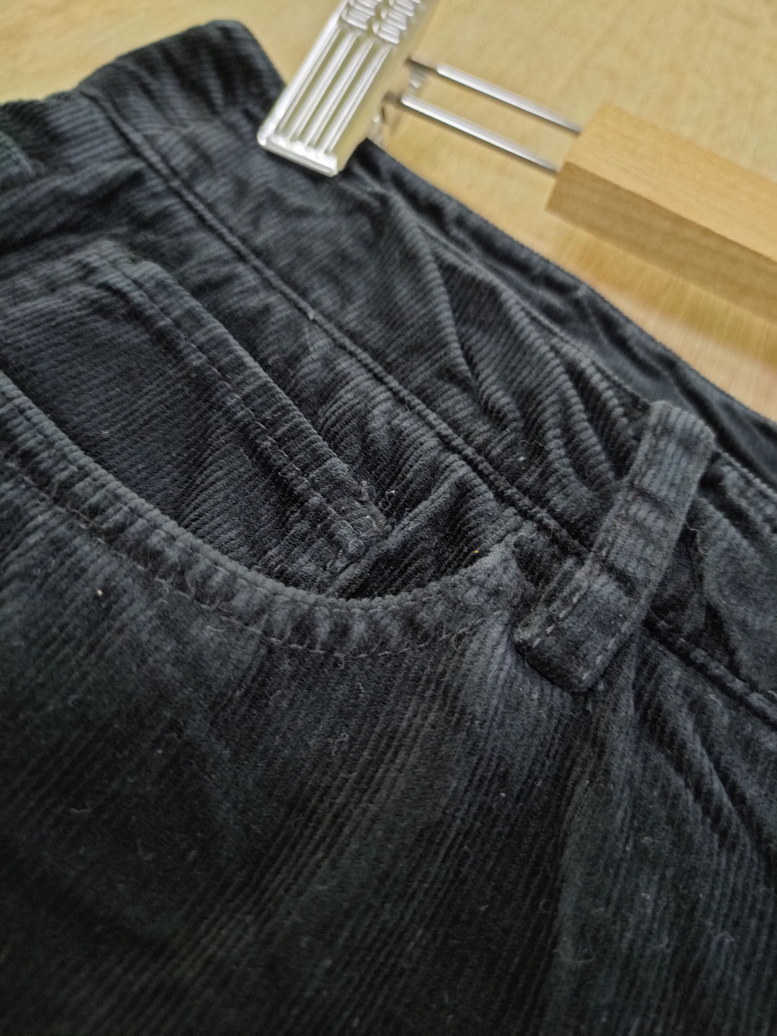 Uniqlo DL Uniqlo corduroy vintage black casual pants #46-307 Size US 27 - 5 Thumbnail