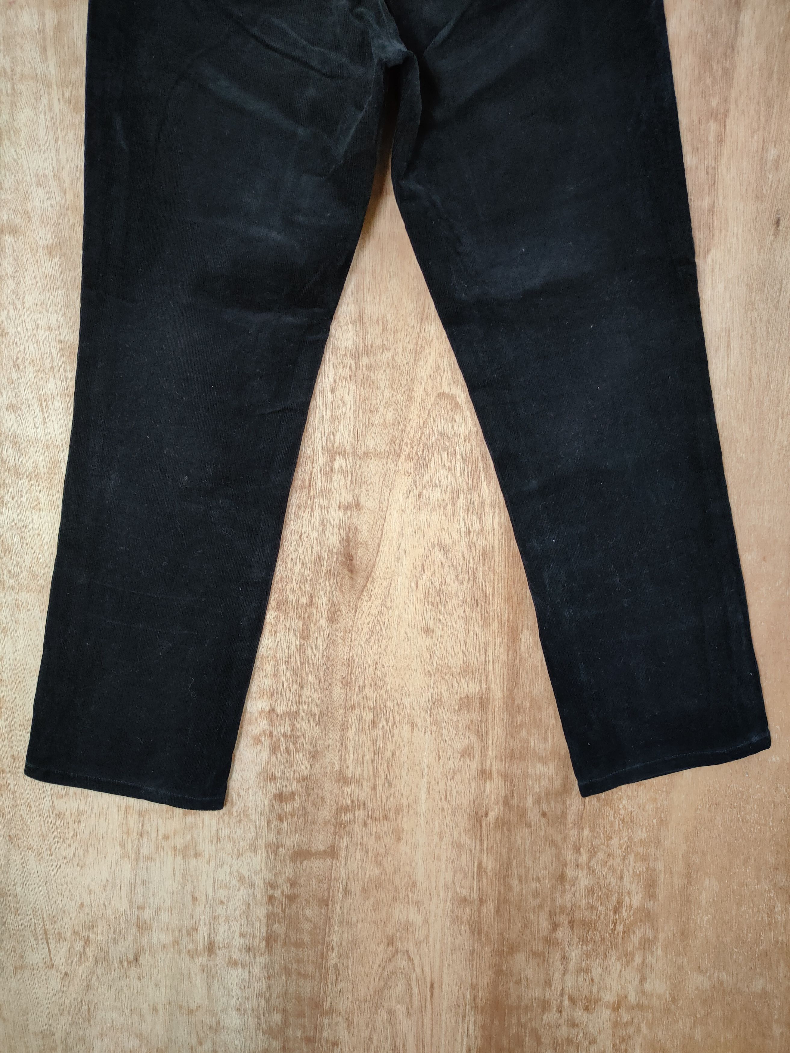 Uniqlo DL Uniqlo corduroy vintage black casual pants #46-307 Size US 27 - 7 Thumbnail
