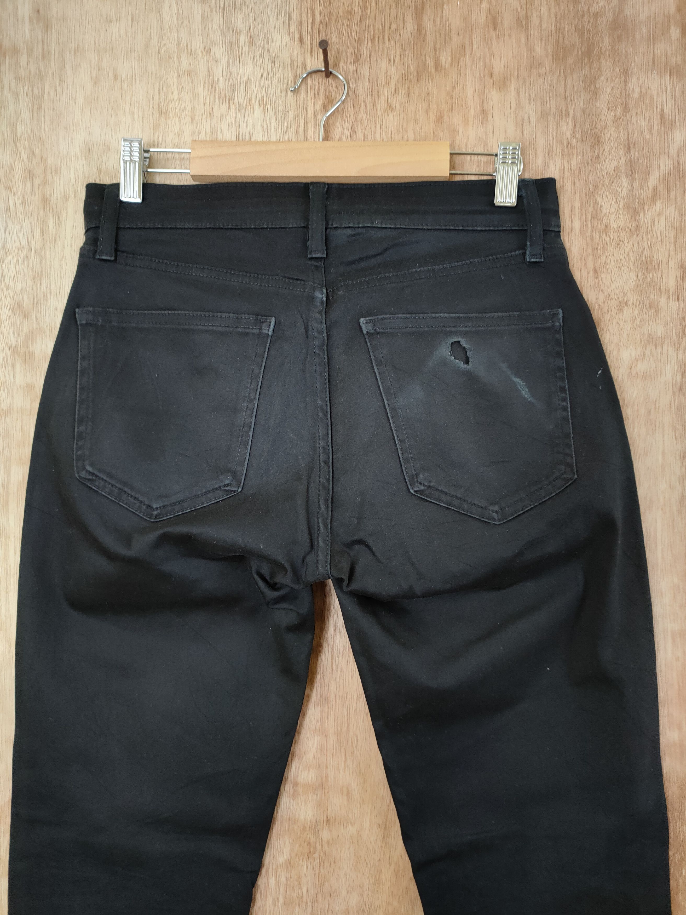 Japanese Brand DL uniqlo black casual streetwear pants japan #46-305 Size US 28 / EU 44 - 7 Thumbnail