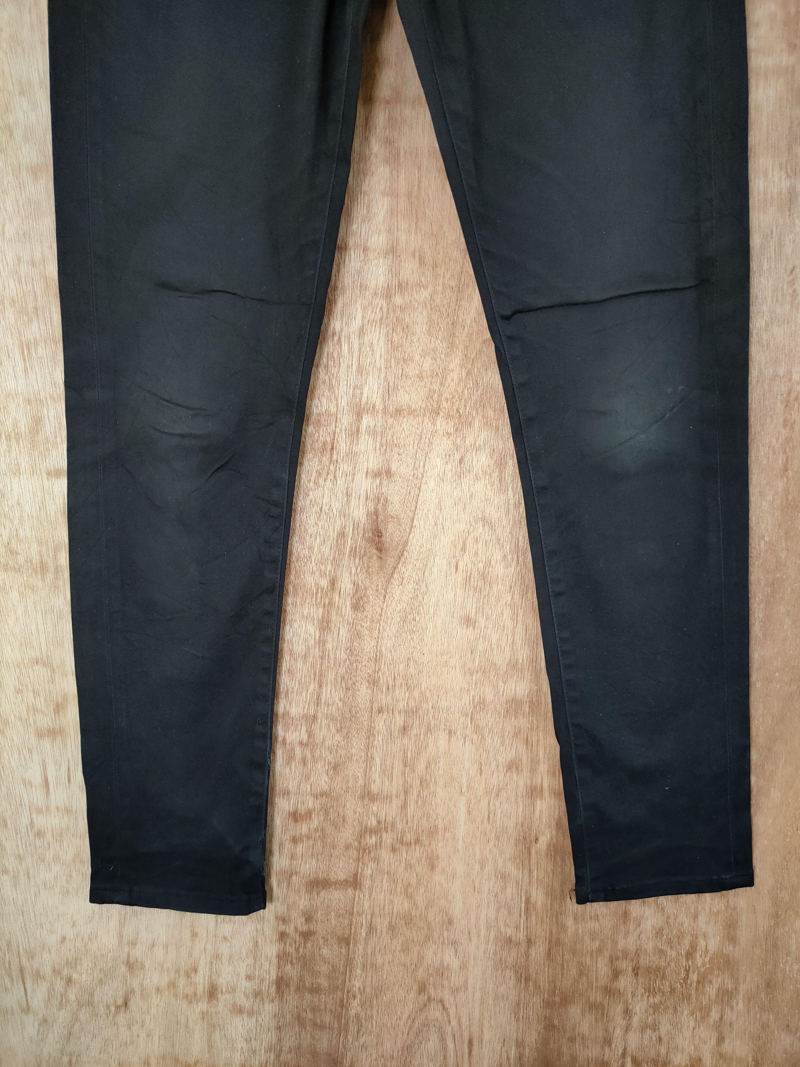 Japanese Brand DL uniqlo black casual streetwear pants japan #46-305 Size US 28 / EU 44 - 2 Thumbnail