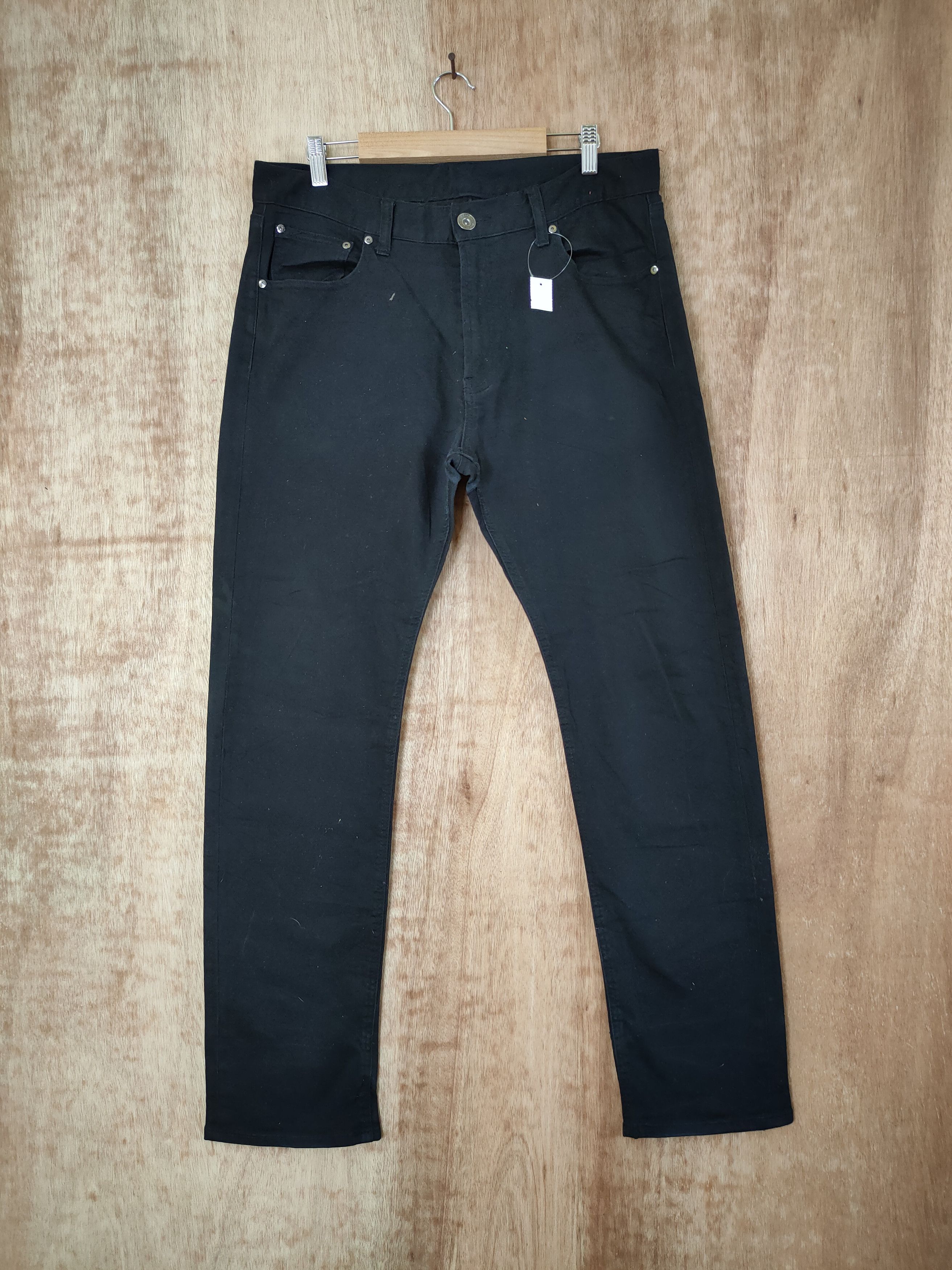 image of Vintage Closshi Japan Casual Black Pants 46-303, Men's (Size 34)