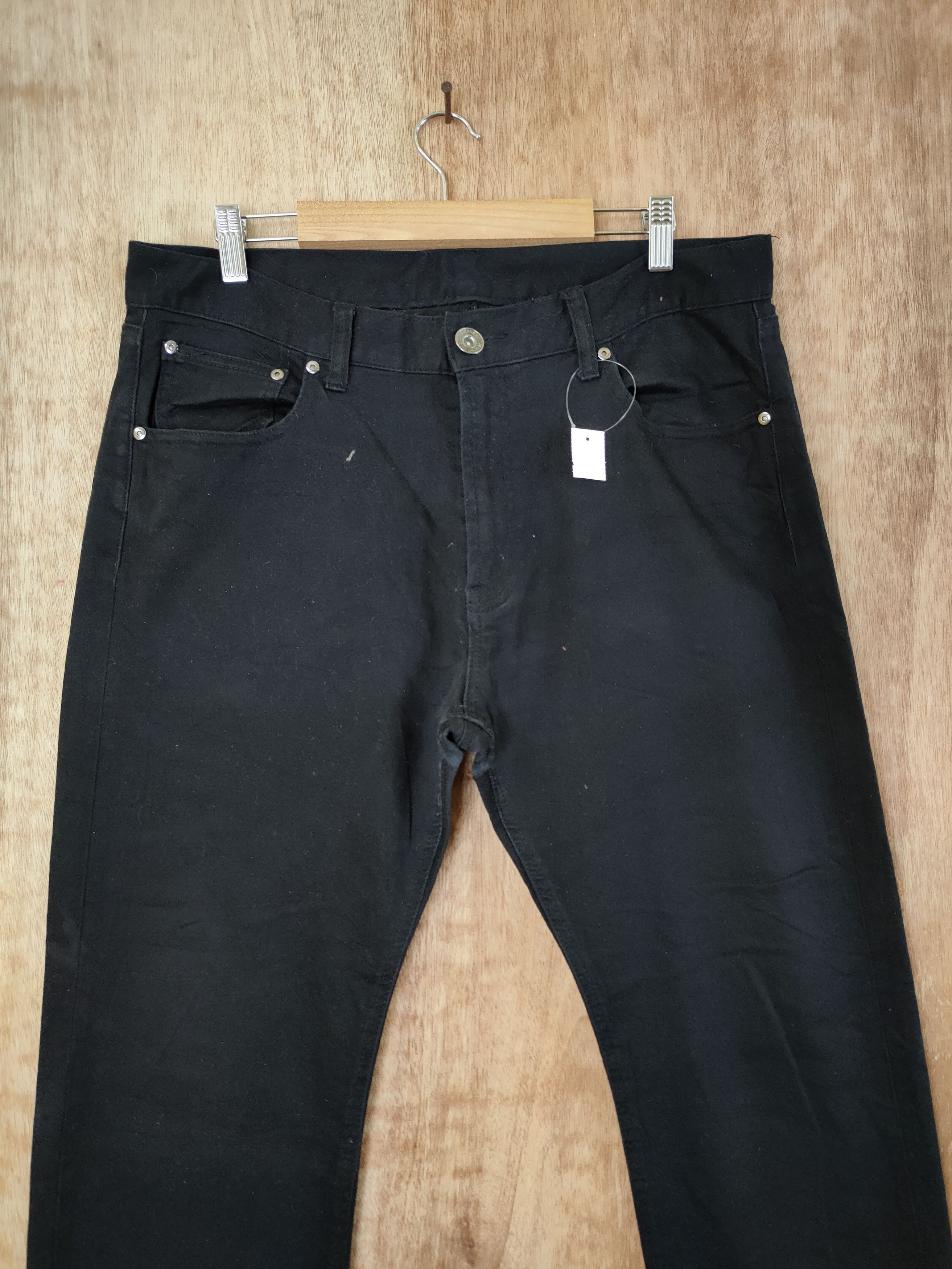 Japanese Brand DL Closshi japan casual black pants #46-303 Size US 34 / EU 50 - 4 Thumbnail