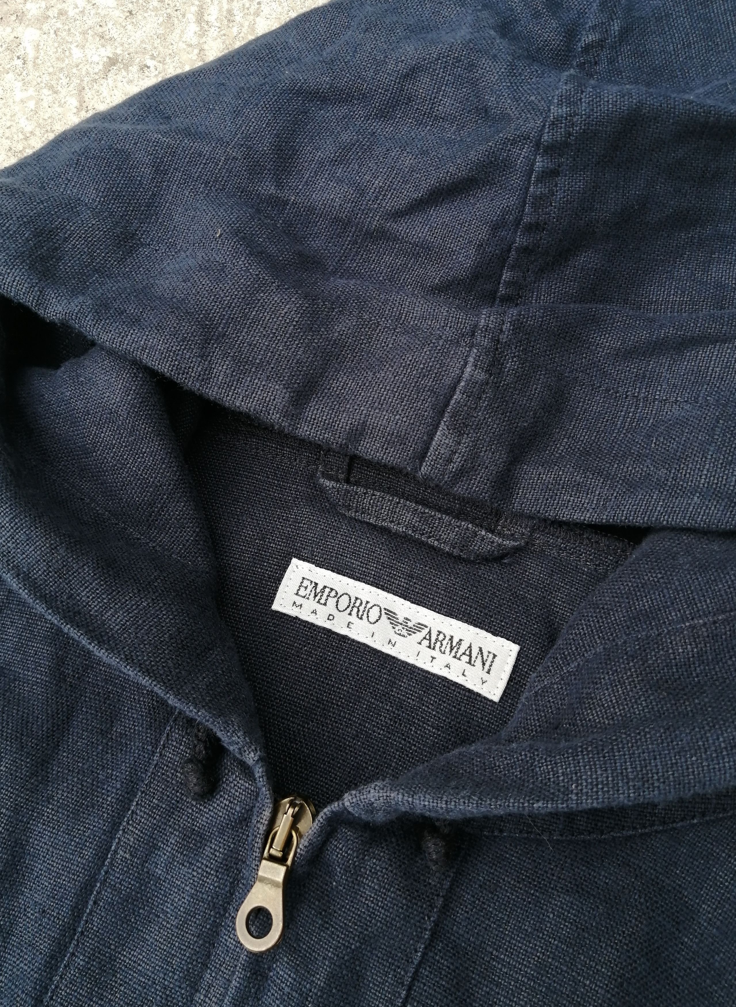 Emporio Armani 2000s Half-zip Multiple Pockets Hoodie Size US M / EU 48-50 / 2 - 4 Thumbnail