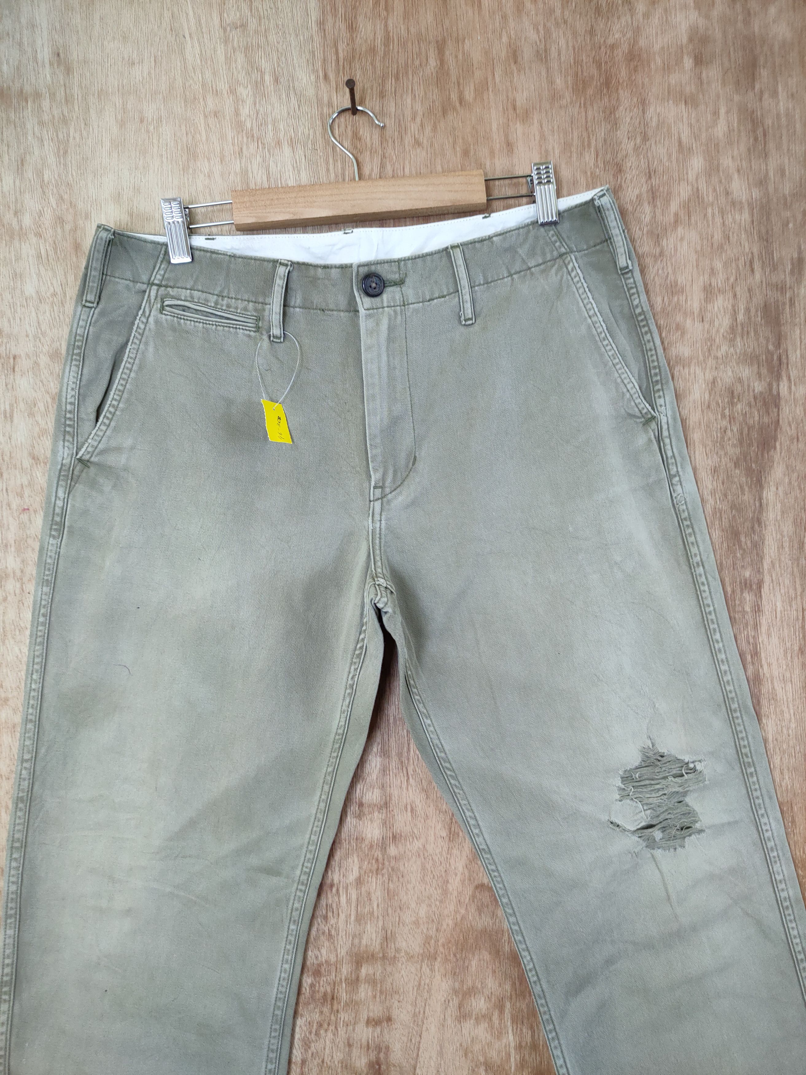 Japanese Brand DL GU vintage faded distressed casual cargo pants #46-302 Size US 32 / EU 48 - 4 Thumbnail