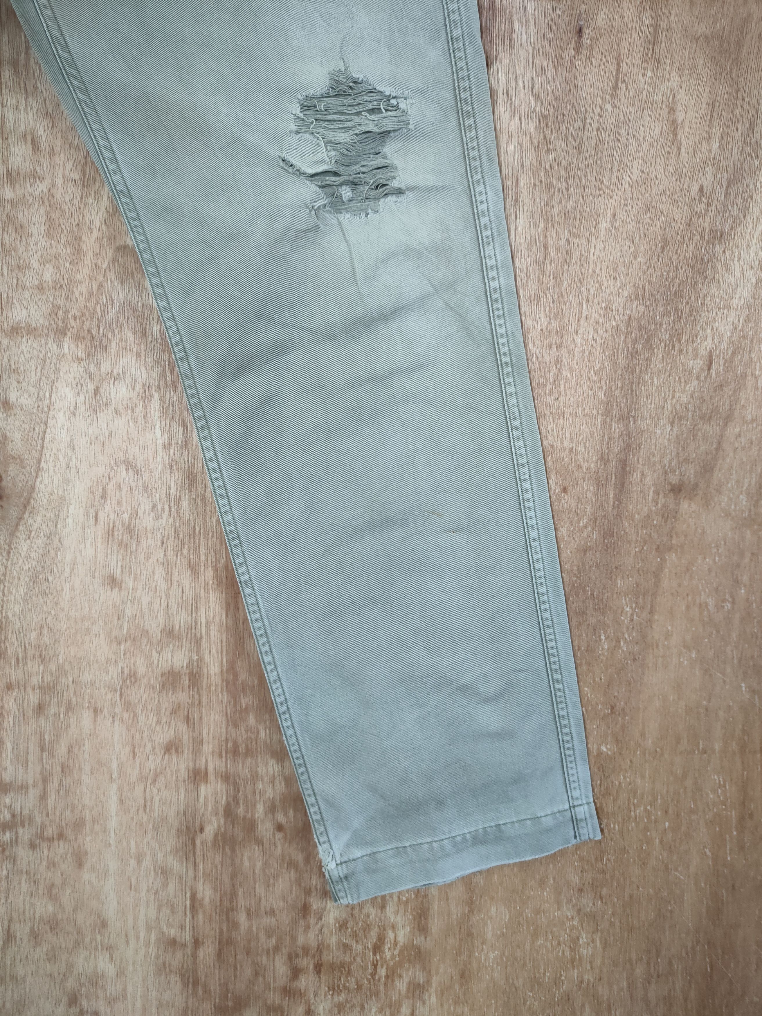 Japanese Brand DL GU vintage faded distressed casual cargo pants #46-302 Size US 32 / EU 48 - 2 Thumbnail