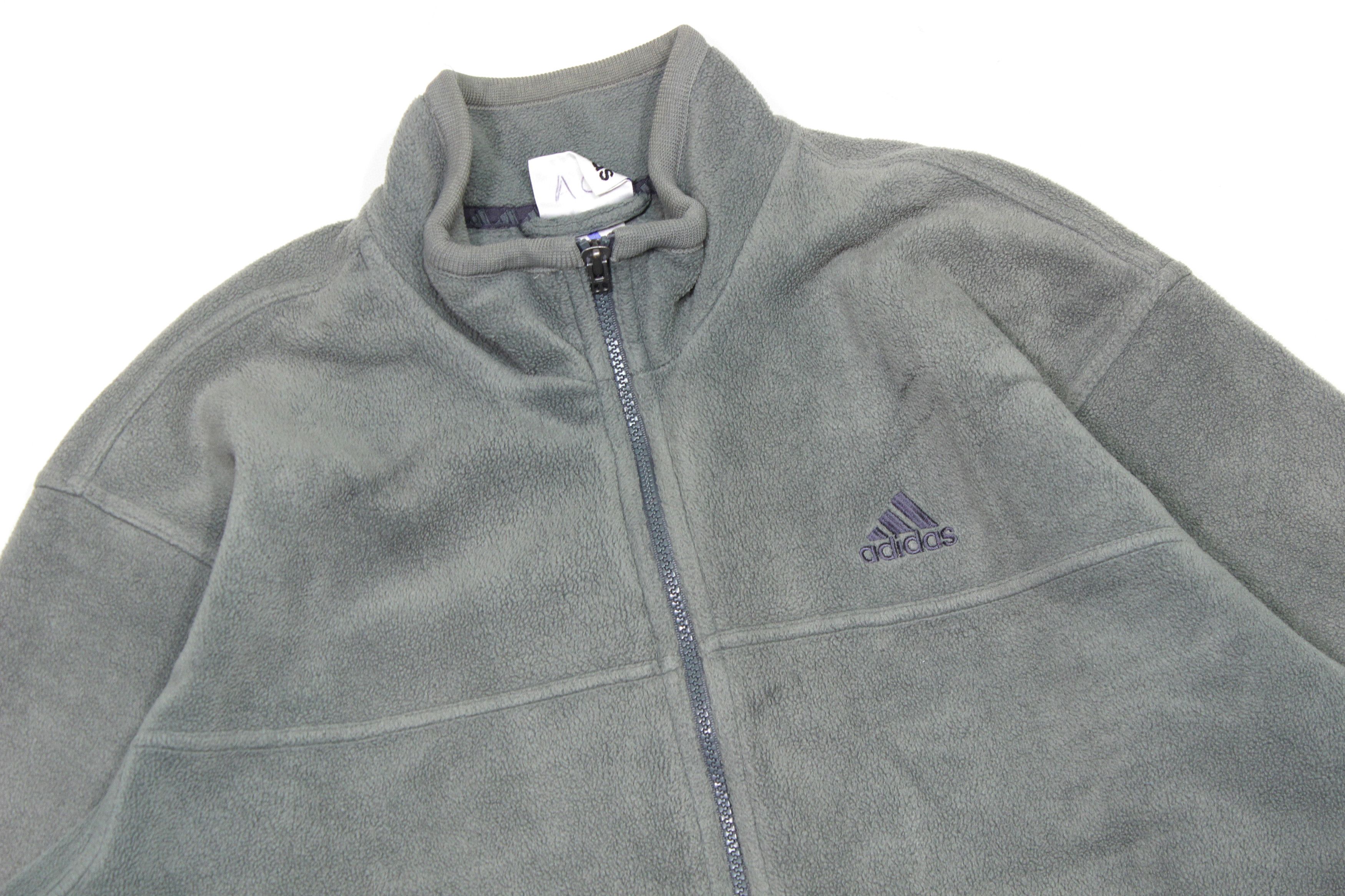 Adidas 2000 Logo Fleece Jacket Size US L / EU 52-54 / 3 - 3 Thumbnail