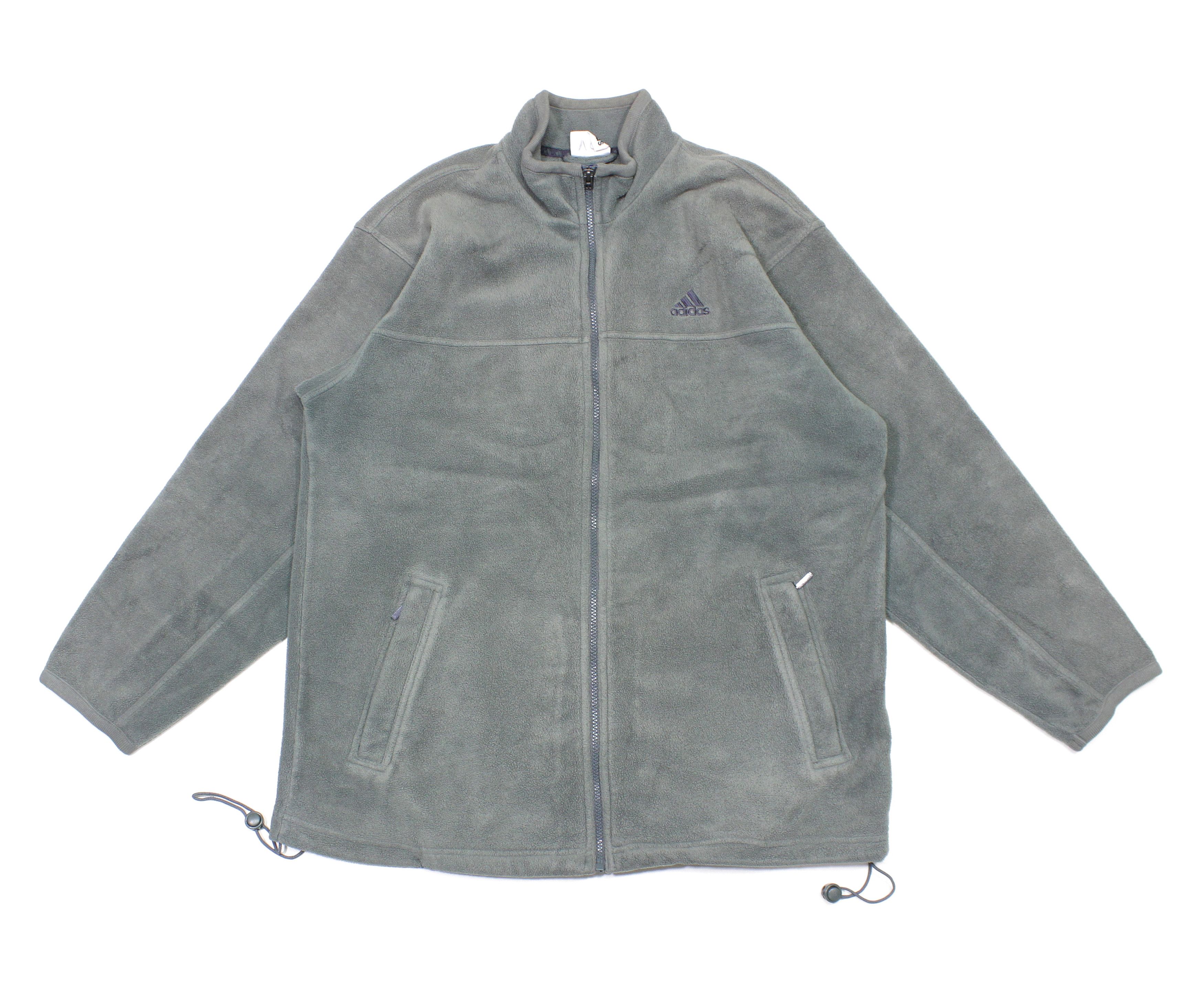 Adidas 2000 Logo Fleece Jacket Size US L / EU 52-54 / 3 - 1 Thumbnail
