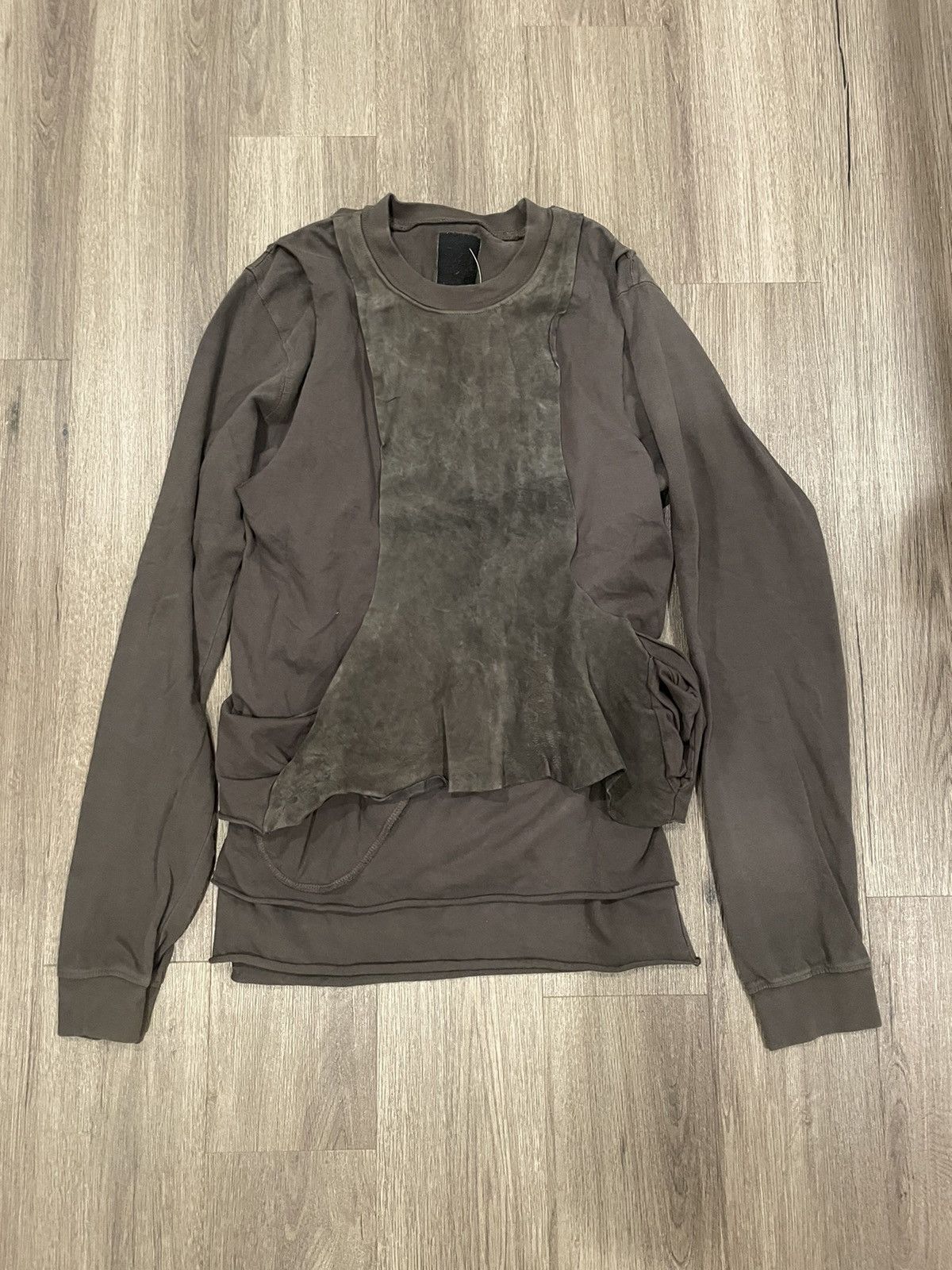 image of Rick Owens Drkshdw Slab Layered!! in Drk, Men's (Size Small)