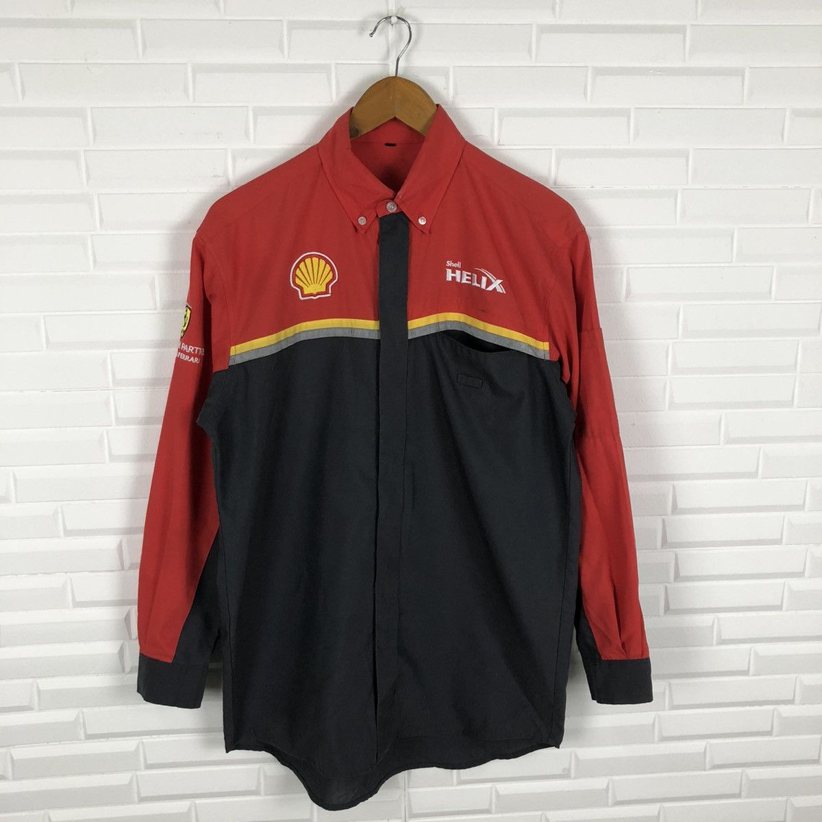 Ferrari × Vintage FERRARI SHELL HELIX LIGHT JACKET Size US M / EU 48-50 / 2 - 4 Thumbnail