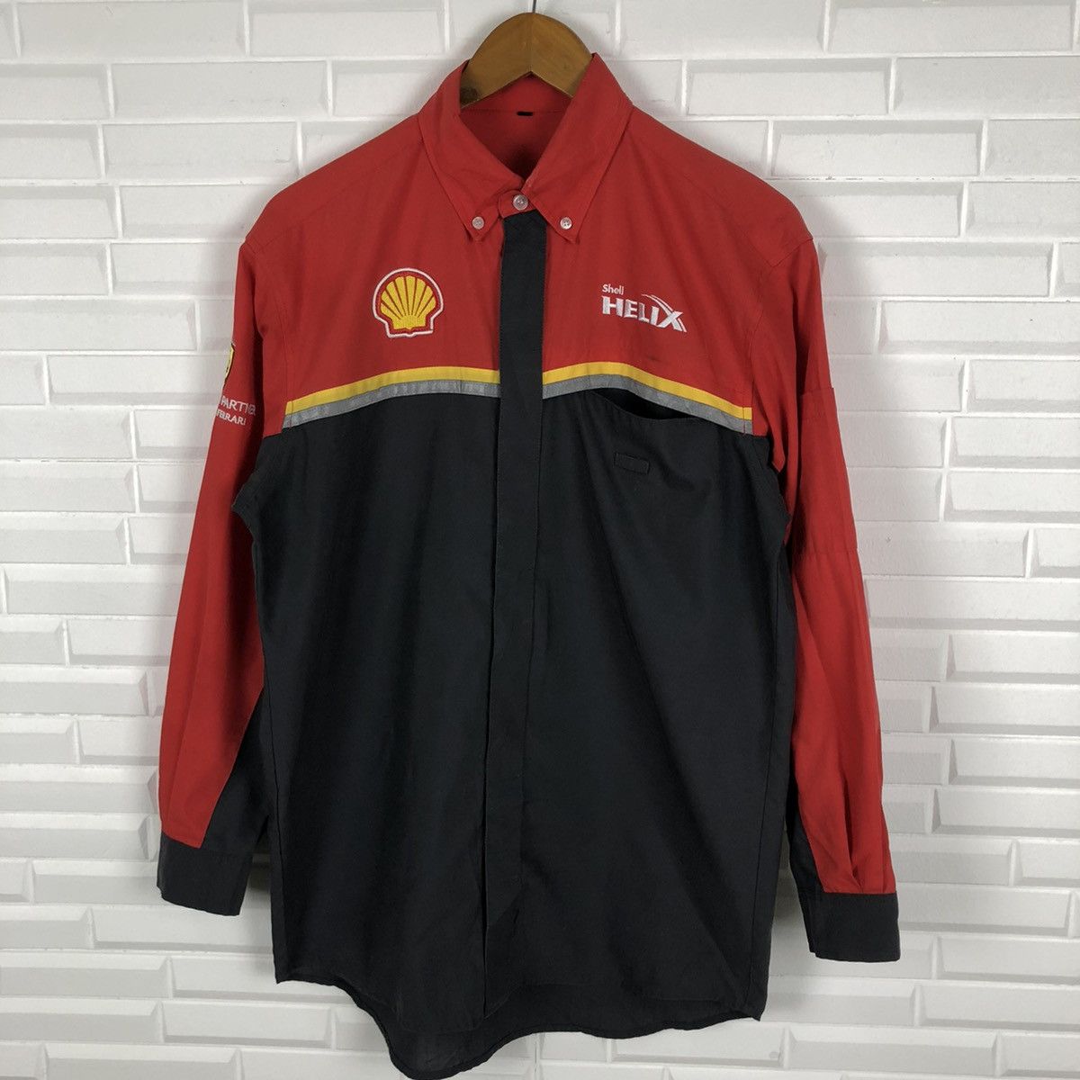 Ferrari Racing Vintage FERRARI SHELL HELIX LIGHT JACKET Grailed