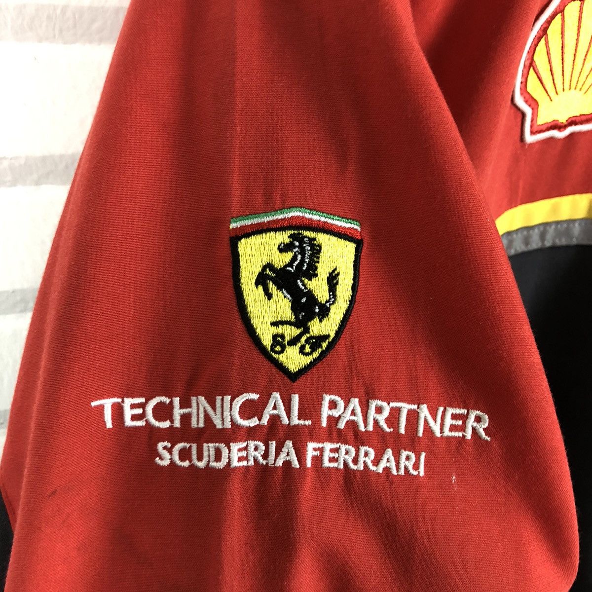 Ferrari × Vintage FERRARI SHELL HELIX LIGHT JACKET Size US M / EU 48-50 / 2 - 8 Thumbnail