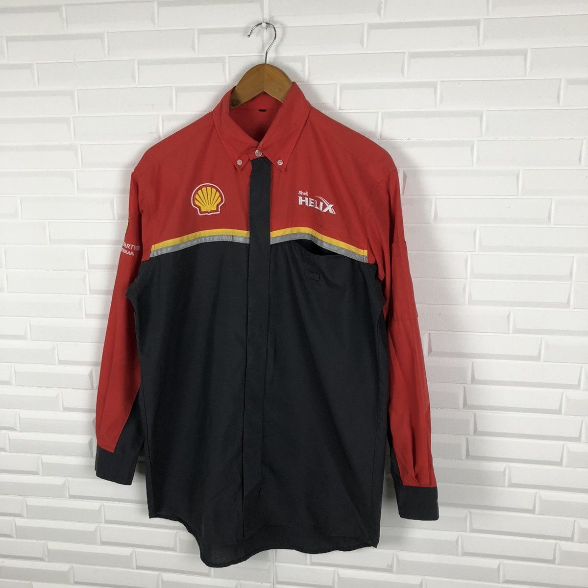 Ferrari × Vintage FERRARI SHELL HELIX LIGHT JACKET Size US M / EU 48-50 / 2 - 3 Thumbnail