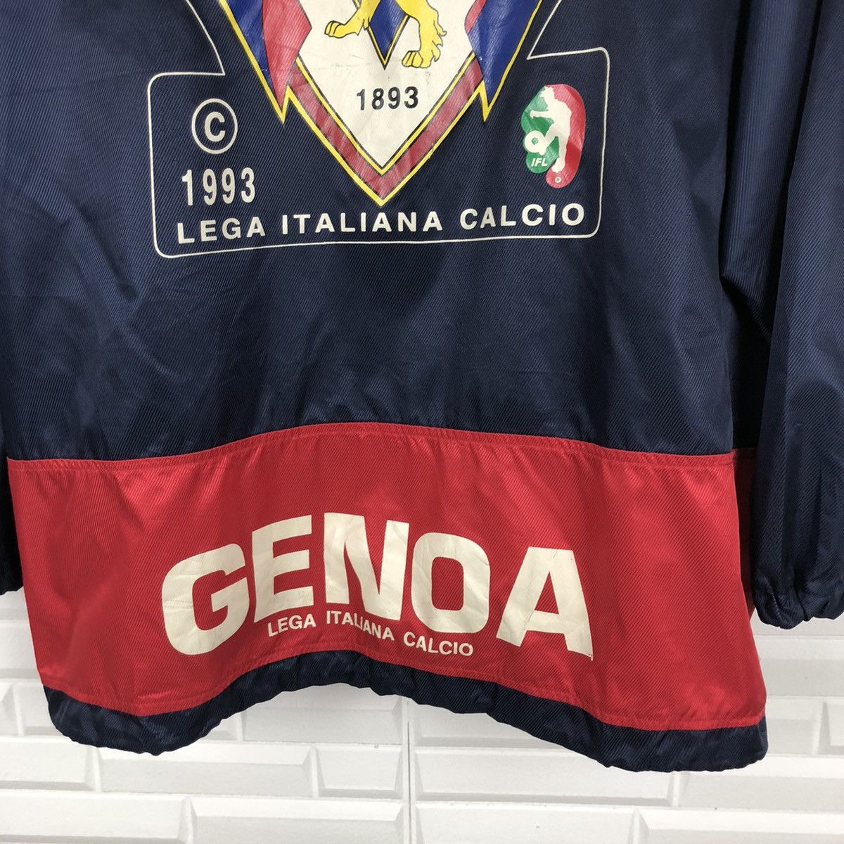 Kappa × Vintage GENOA ITALIAN FOOTBALL LEAGUE WINDBREAKER HOODIE Size US M / EU 48-50 / 2 - 10 Thumbnail
