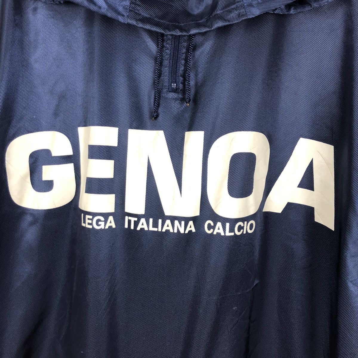 Kappa × Vintage GENOA ITALIAN FOOTBALL LEAGUE WINDBREAKER HOODIE Size US M / EU 48-50 / 2 - 8 Thumbnail