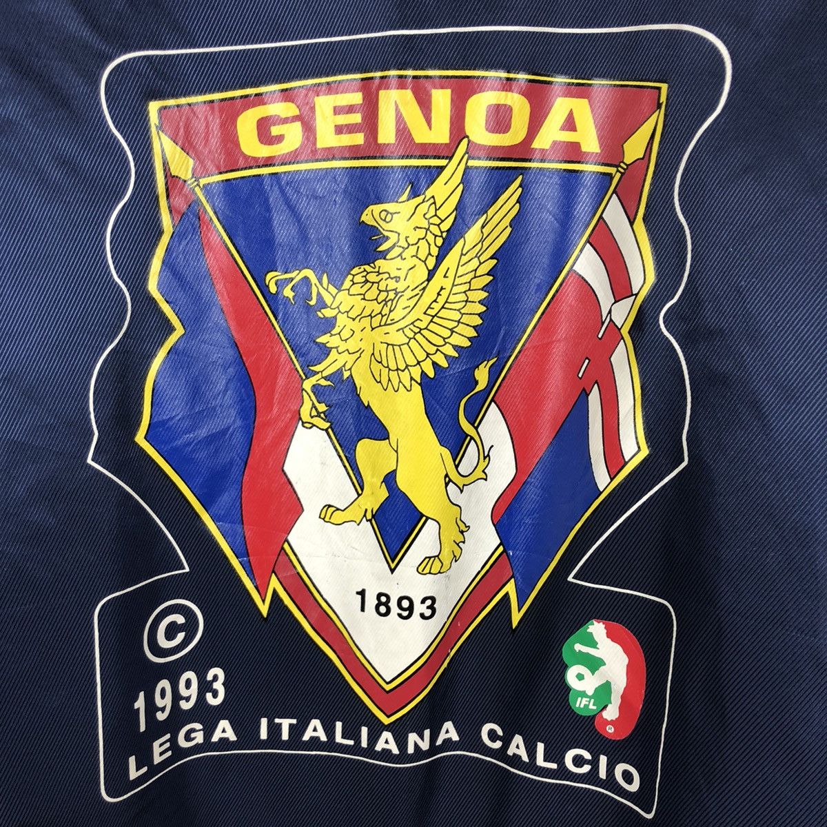 Kappa × Vintage GENOA ITALIAN FOOTBALL LEAGUE WINDBREAKER HOODIE Size US M / EU 48-50 / 2 - 11 Thumbnail