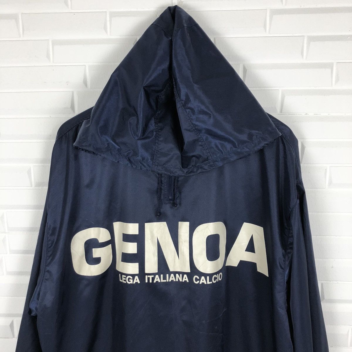 Kappa × Vintage GENOA ITALIAN FOOTBALL LEAGUE WINDBREAKER HOODIE Size US M / EU 48-50 / 2 - 4 Thumbnail