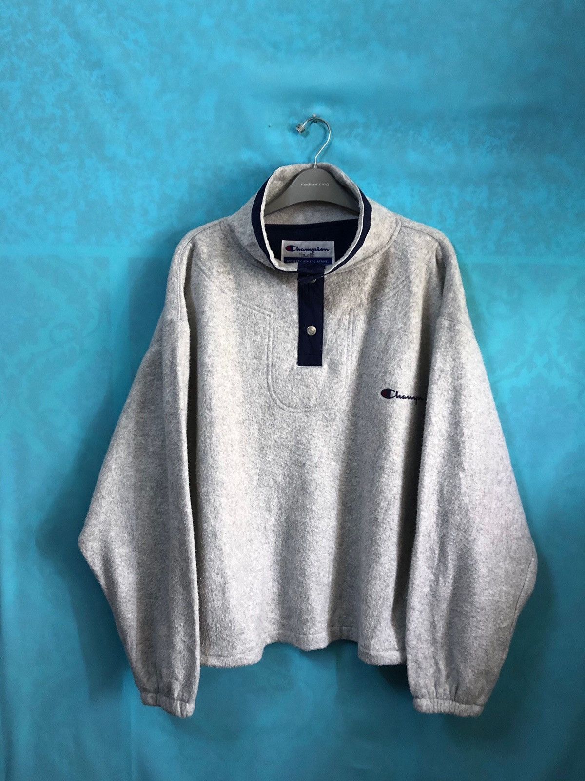 Champion fleece button logo #1088 Size US L / EU 52-54 / 3 - 1 Thumbnail