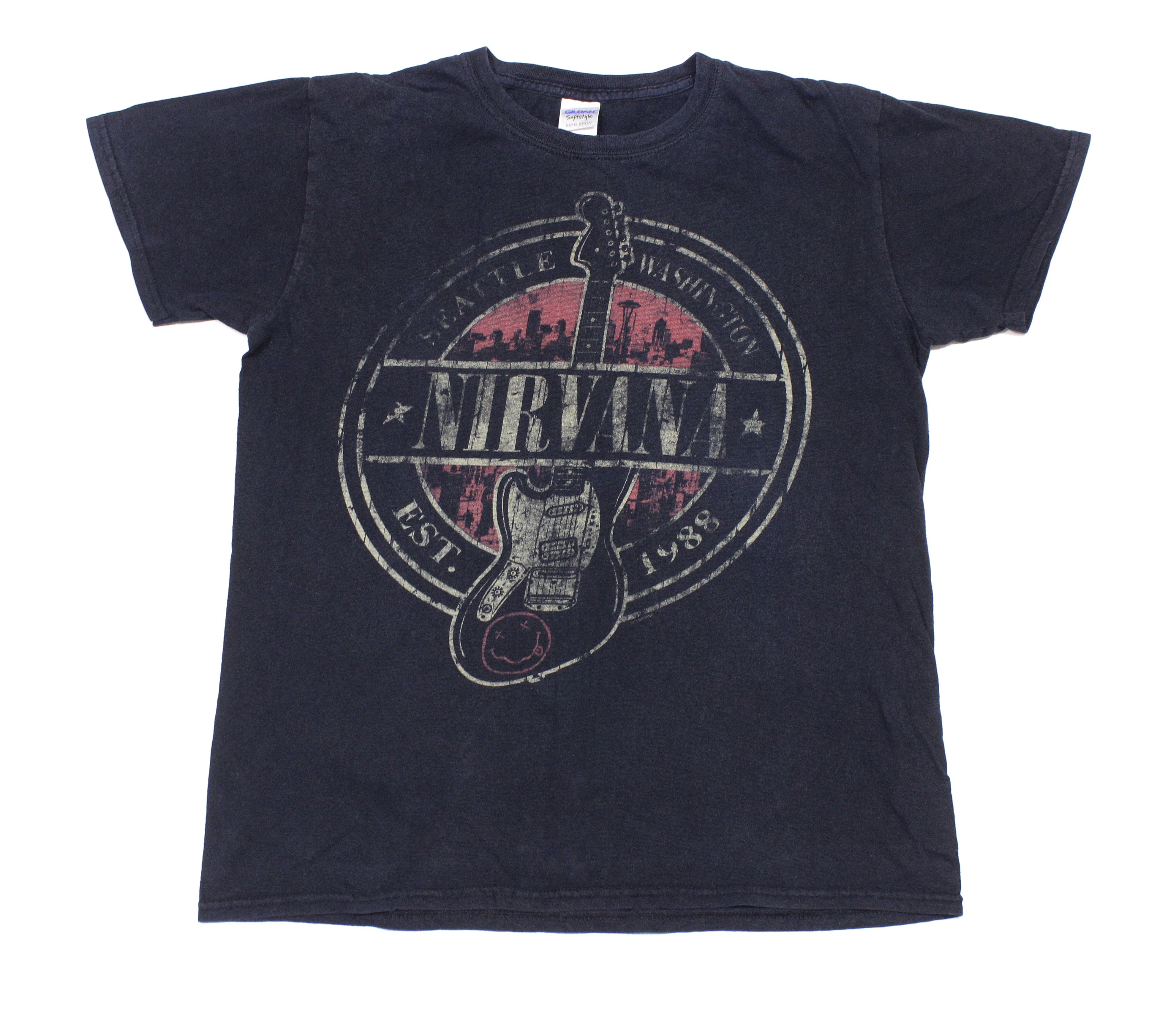 Nirvana Big Logo Sun Faded T-Shirt Size US M / EU 48-50 / 2 - 1 Thumbnail