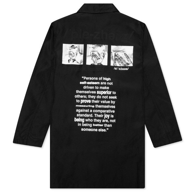 Pleasures Delusion Trench Coat - Black Size US M / EU 48-50 / 2 - 1 Thumbnail