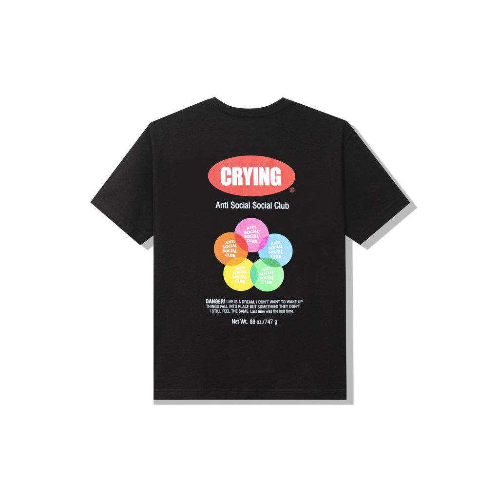 Anti Social Social Club DS ASSC Crying Toy With Me Black Tee BAPE KITH FTP FOG CDG Size US M / EU 48-50 / 2 - 6 Thumbnail