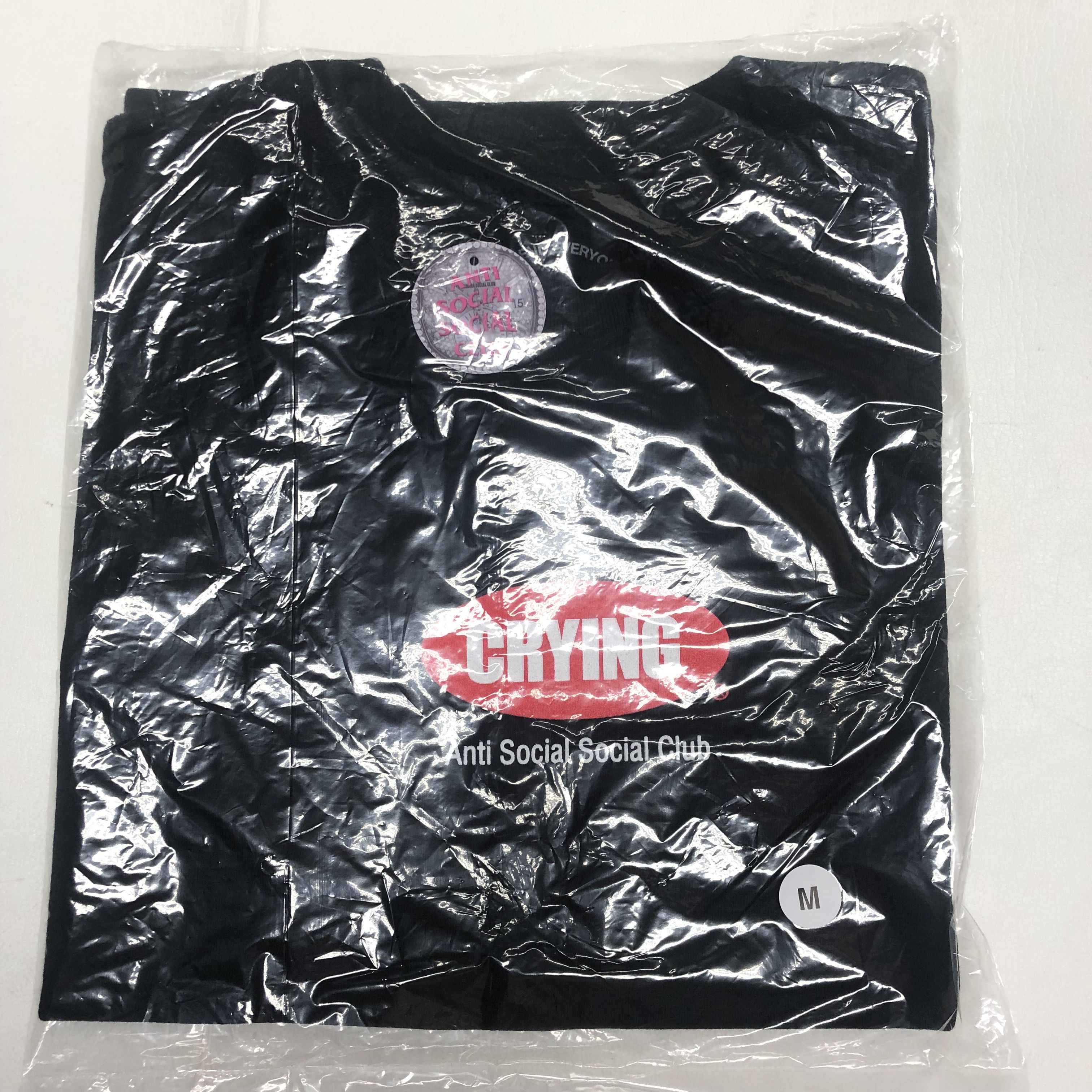 Anti Social Social Club DS ASSC Crying Toy With Me Black Tee BAPE KITH FTP FOG CDG Size US M / EU 48-50 / 2 - 2 Thumbnail