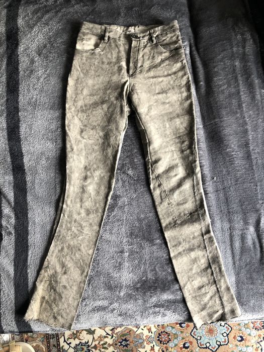 Label Under Construction Military Tent Overdyed J Pant FW11 | Grailed