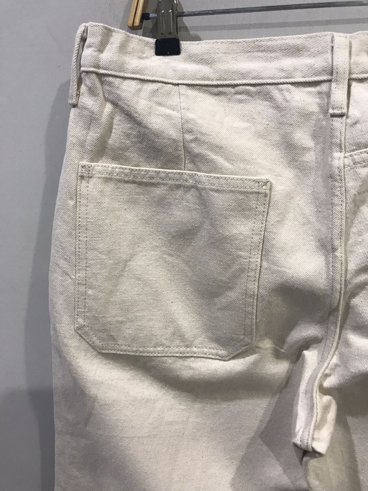 Designer × Japanese Brand × Maison MIHARA YASUHIRO MIHARAYASUHIRO X GU White Denim Size US 34 / EU 50 - 8 Thumbnail