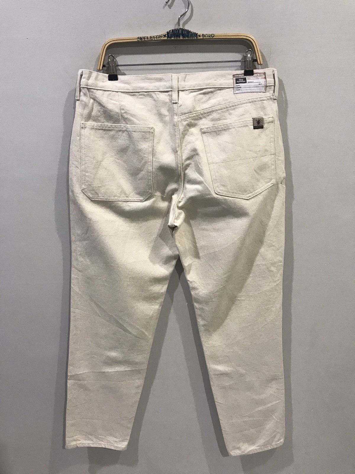 Designer × Japanese Brand × Maison MIHARA YASUHIRO MIHARAYASUHIRO X GU White Denim Size US 34 / EU 50 - 6 Thumbnail