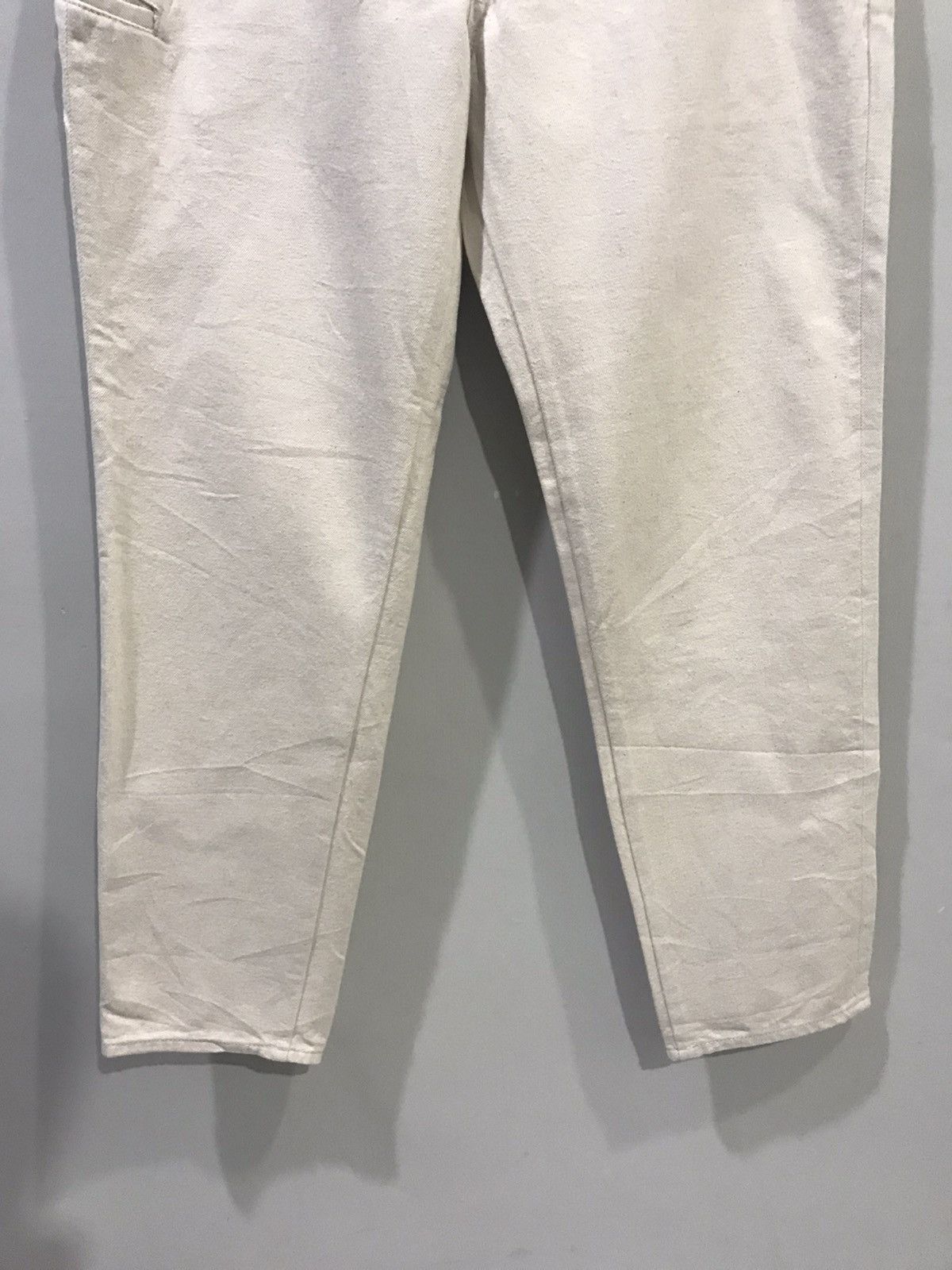 Designer × Japanese Brand × Maison MIHARA YASUHIRO MIHARAYASUHIRO X GU White Denim Size US 34 / EU 50 - 4 Thumbnail