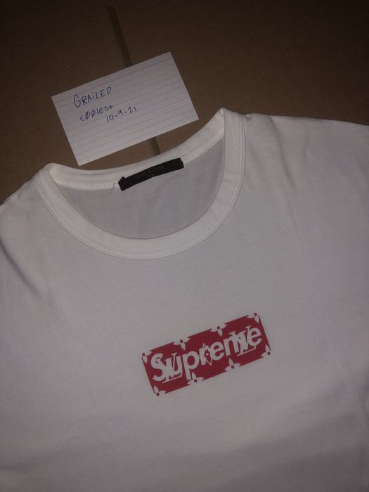 Supreme LV Box Logo Tee | Grailed