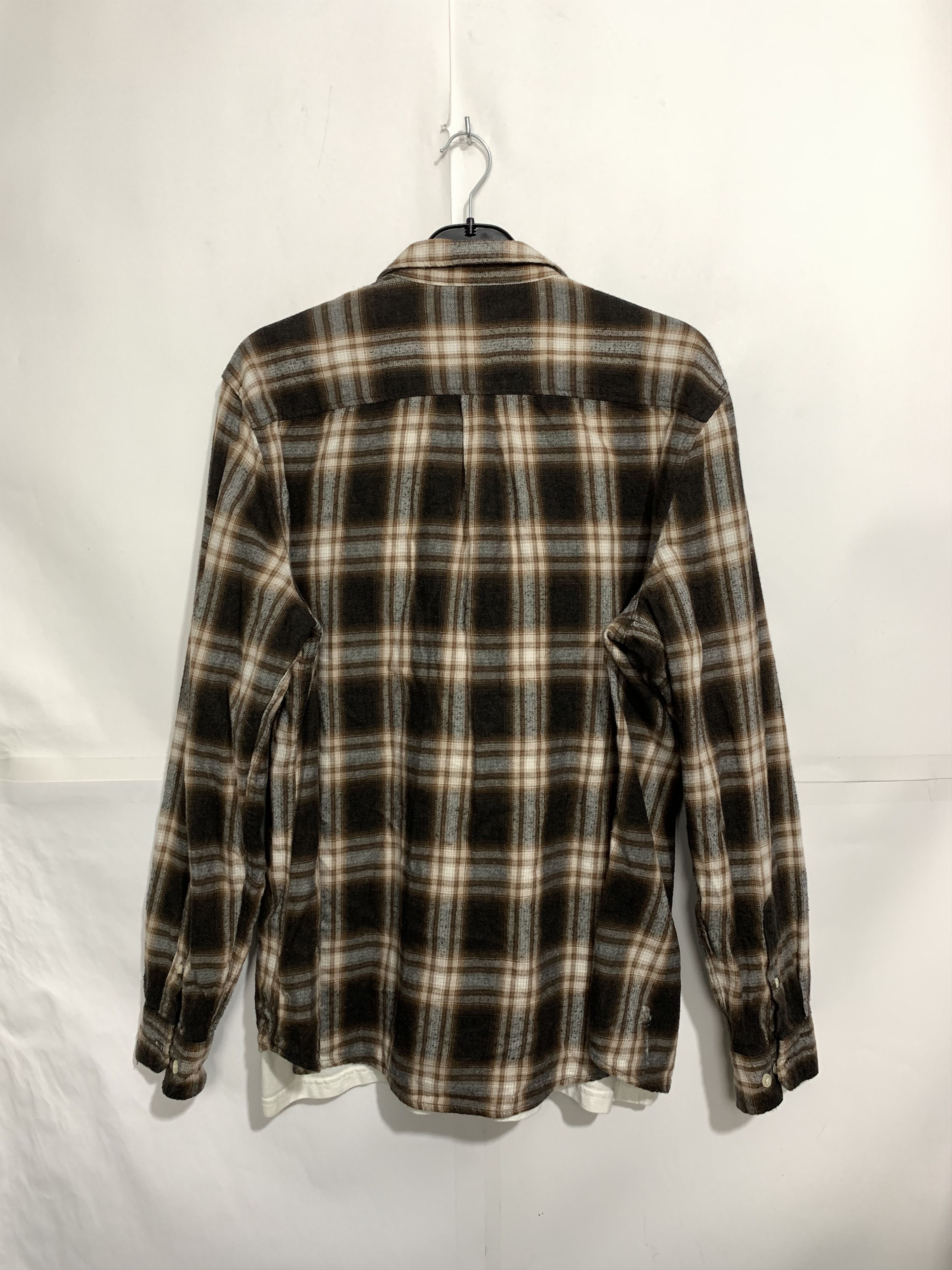 Flannel Vintage Flannel Plaid Shirt Travis style Size US L / EU 52-54 / 3 - 3 Thumbnail