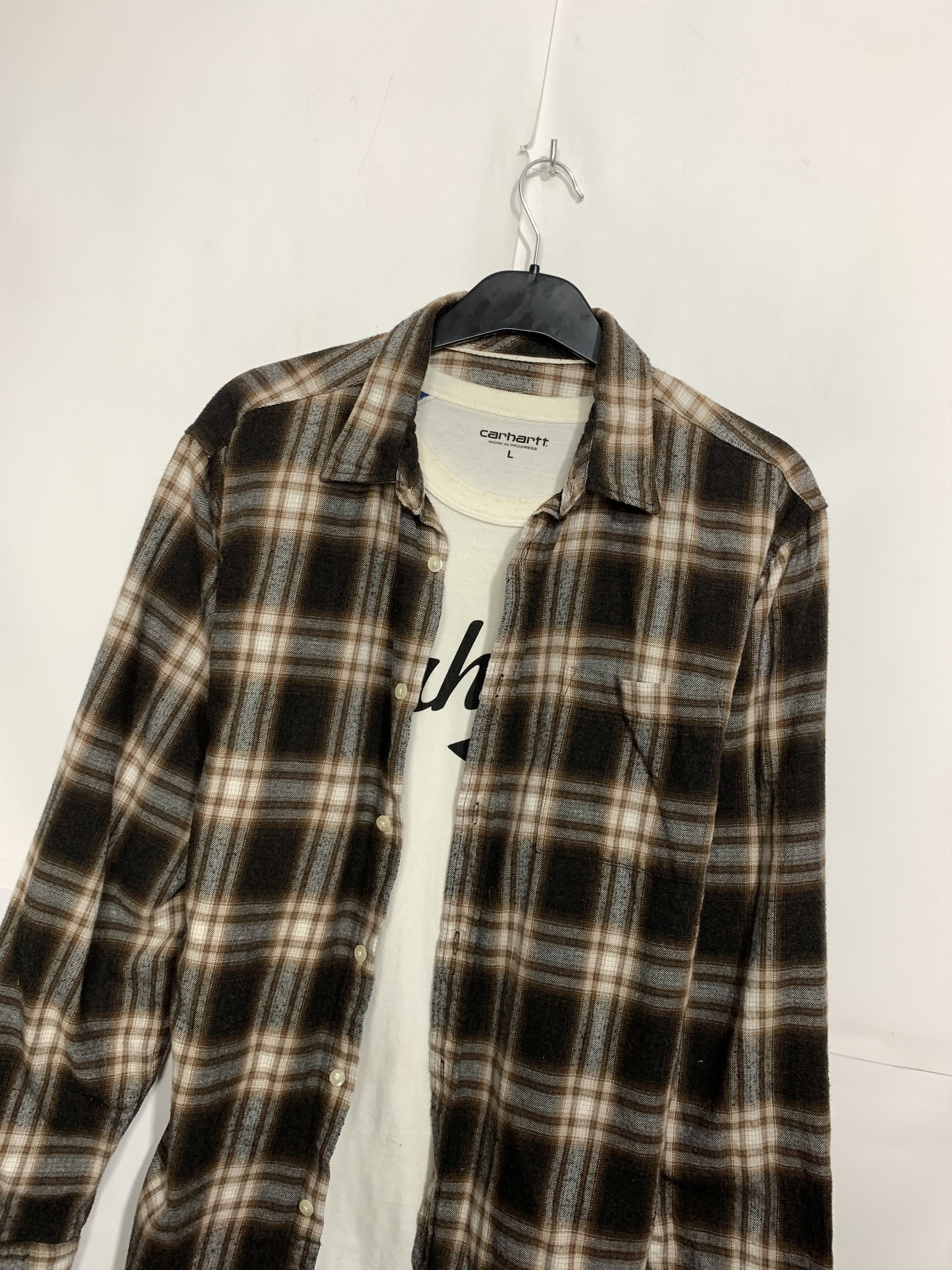 Flannel Vintage Flannel Plaid Shirt Travis style Size US L / EU 52-54 / 3 - 2 Thumbnail
