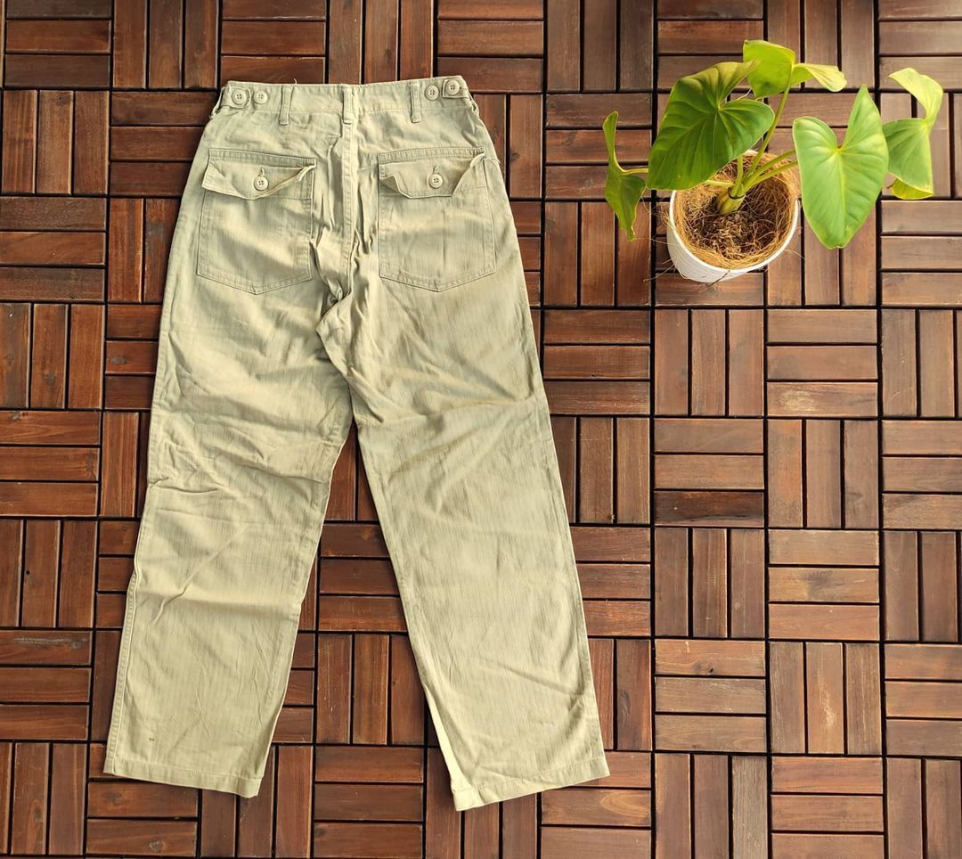 Vintage Vintage HOUSTON INC Herringbone Twill Hbt Trouser Pants Size US 29 - 2 Thumbnail