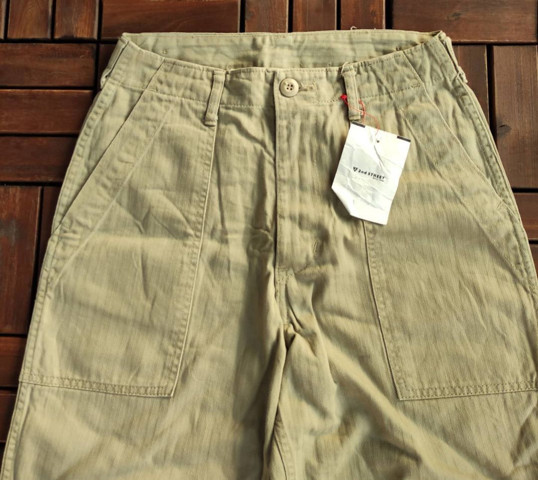 Vintage Vintage HOUSTON INC Herringbone Twill Hbt Trouser Pants Size US 29 - 4 Thumbnail