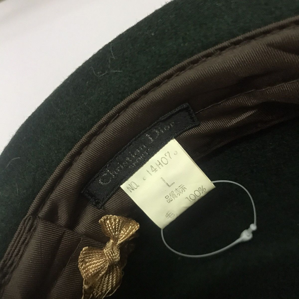 Christian Dior Monsieur × Vintage Vintage Christian Dior Fedora Scarf Hat Size ONE SIZE - 4 Thumbnail