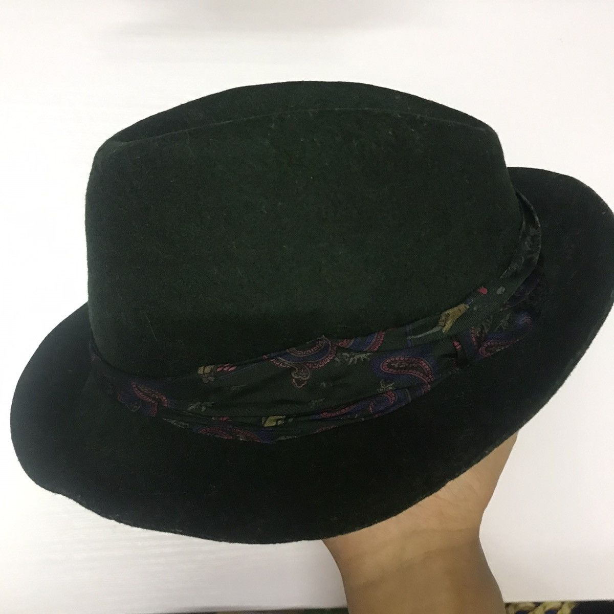 Christian Dior Monsieur × Vintage Vintage Christian Dior Fedora Scarf Hat Size ONE SIZE - 2 Thumbnail