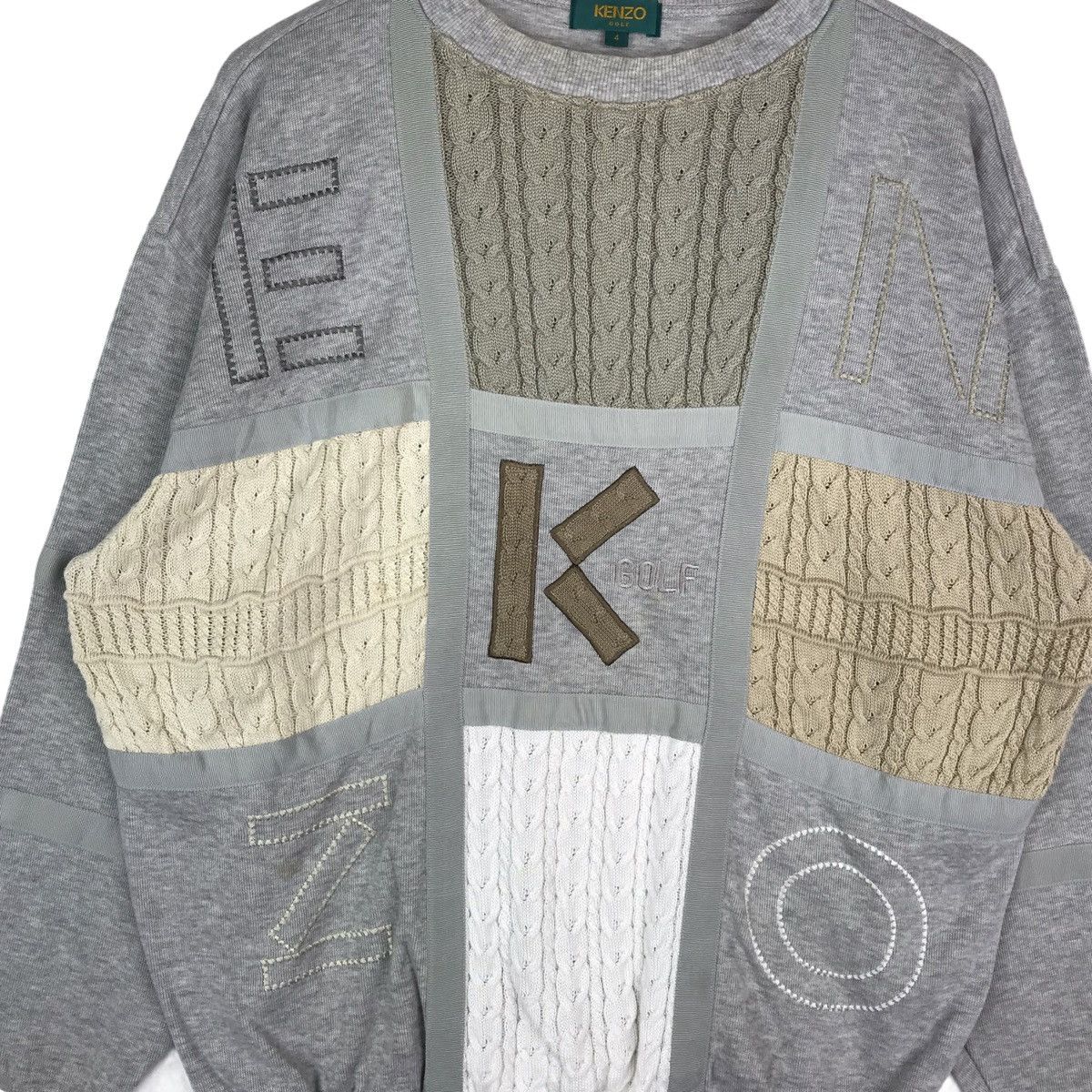 Kenzo Vintage Kenzo Golf Sweatshirt Size US L / EU 52-54 / 3 - 3 Thumbnail