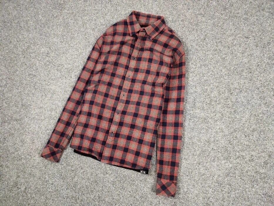 Flannel Vintage Flannel Shirt Plaid Checkered Travis Scott Style Size US XL / EU 56 / 4 - 8 Thumbnail