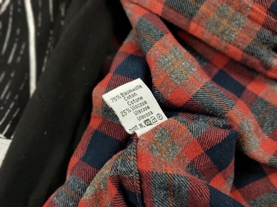 Flannel Vintage Flannel Shirt Plaid Checkered Travis Scott Style Size US XL / EU 56 / 4 - 13 Thumbnail
