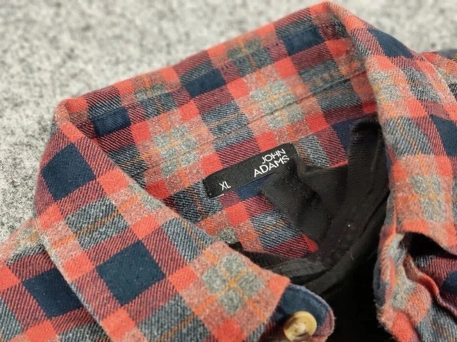 Flannel Vintage Flannel Shirt Plaid Checkered Travis Scott Style Size US XL / EU 56 / 4 - 12 Thumbnail