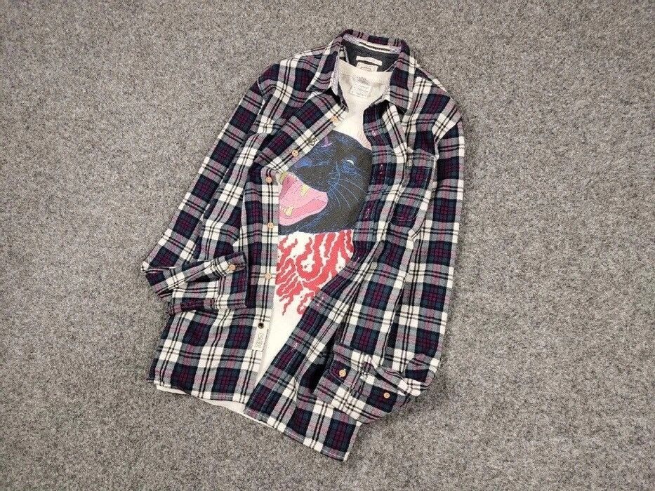 Flannel Vintage Flannel Shirt Travis Scott Style Size US S / EU 44-46 / 1 - 9 Thumbnail