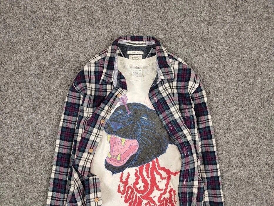 Flannel Vintage Flannel Shirt Travis Scott Style Size US S / EU 44-46 / 1 - 4 Thumbnail