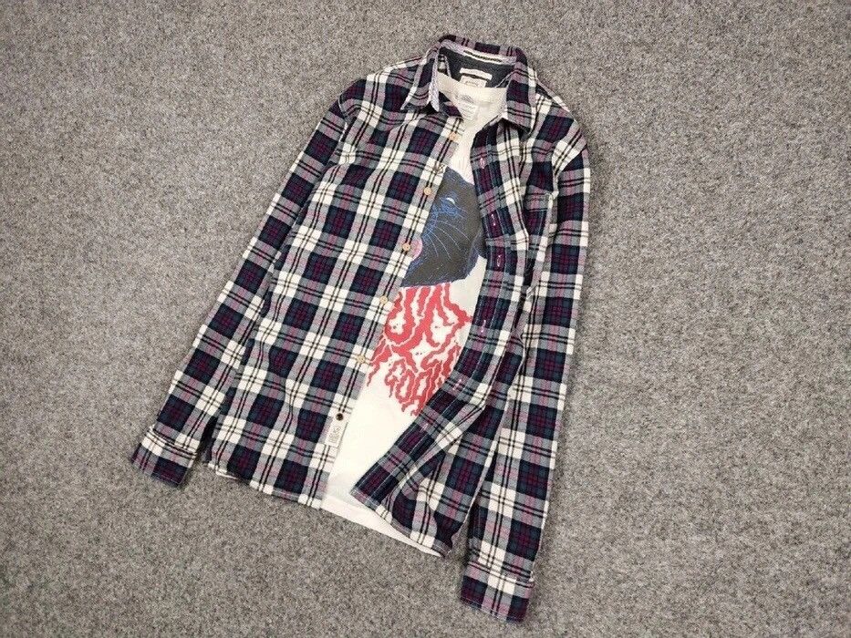Flannel Vintage Flannel Shirt Travis Scott Style Size US S / EU 44-46 / 1 - 7 Thumbnail