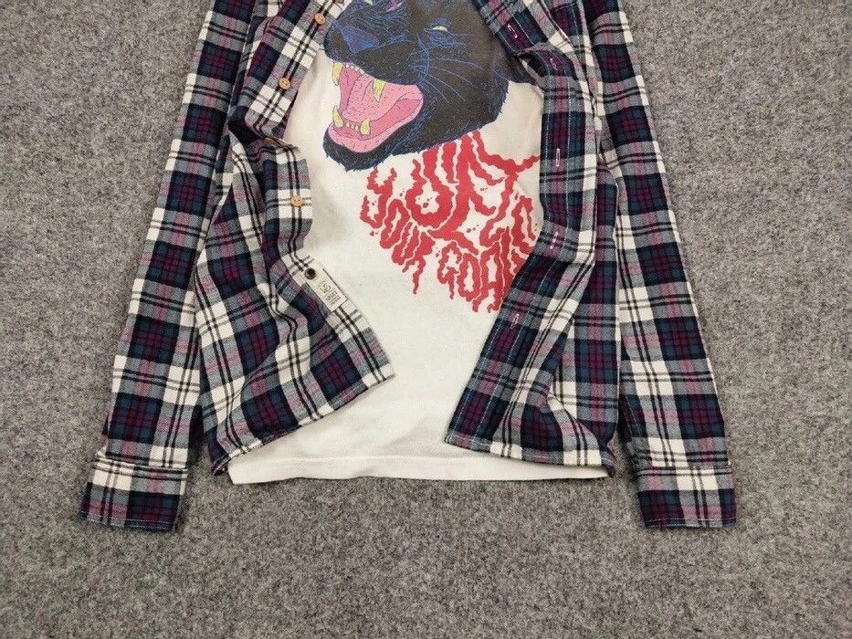 Flannel Vintage Flannel Shirt Travis Scott Style Size US S / EU 44-46 / 1 - 5 Thumbnail