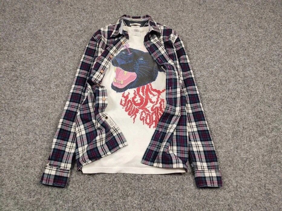 Flannel Vintage Flannel Shirt Travis Scott Style Size US S / EU 44-46 / 1 - 2 Thumbnail