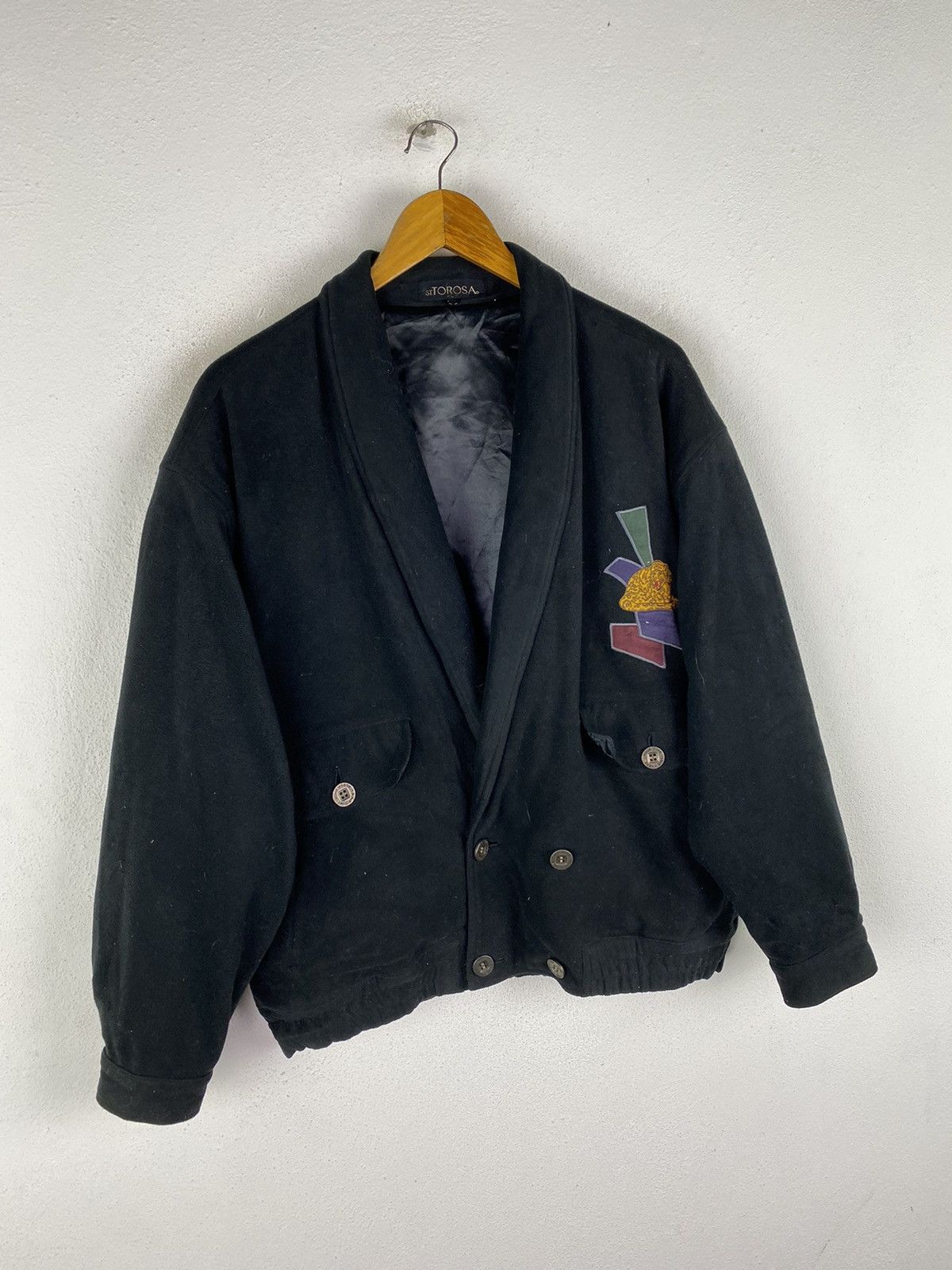 Japanese Brand × Vintage 🔥DHL SHIPPPING🔥ST.ROSA WOOL WILD NATURE PANTHER JACKET Size US L / EU 52-54 / 3 - 6 Thumbnail