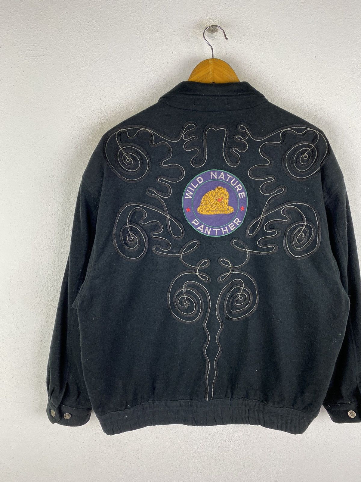 Japanese Brand × Vintage 🔥DHL SHIPPPING🔥ST.ROSA WOOL WILD NATURE PANTHER JACKET Size US L / EU 52-54 / 3 - 4 Thumbnail